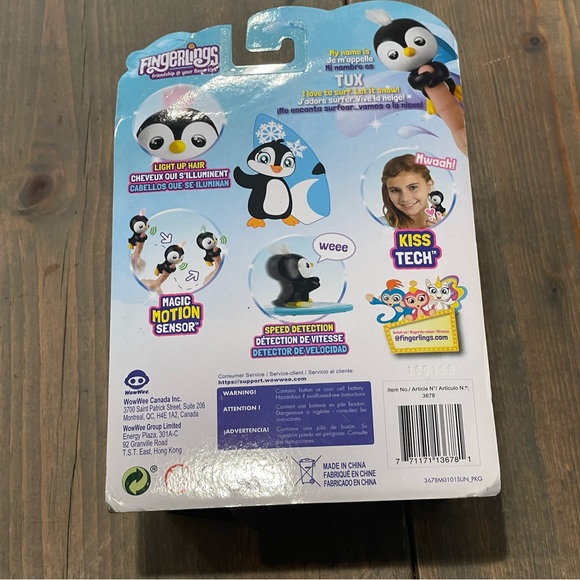 NEW WowWee Fingerlings TUX The Penguin Interactive Magic Motion Sensor Toy - Picture 3 of 7